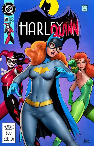 Harley Quinn #38 Szerdy SIGNED Batgirl Poison Ivy Trade Exclusive DC Comics