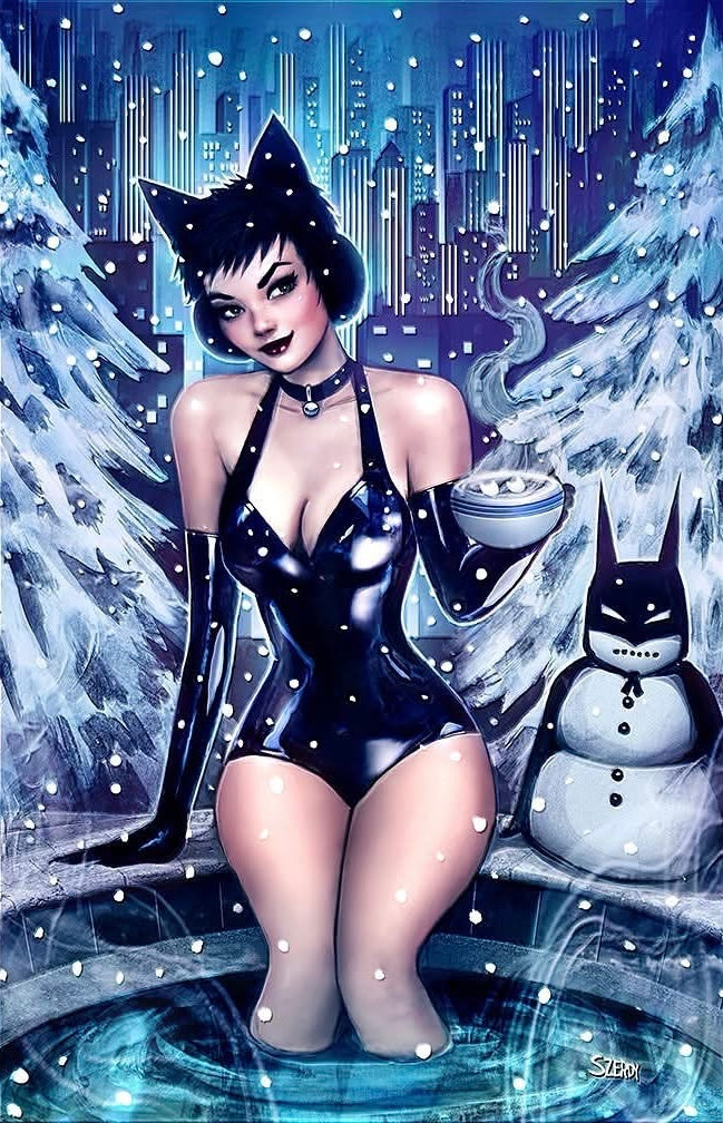 Catwoman #72 FOIL MEGACON Convention Exclusive Nathan Szerdy SIGNED Sweater Weather Variant