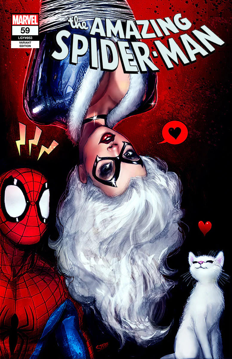 Amazing Spider-Man #59 Nathan Szerdy SIGNED Exclusive Trade Variant Black Cat Marvel