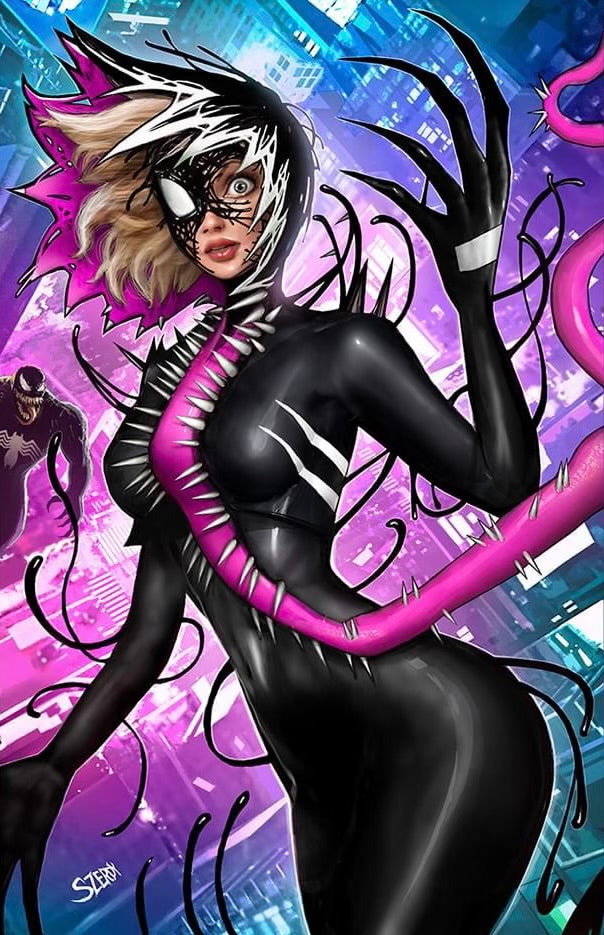 Amazing Spider-Man #50 Nathan Szerdy SIGNED Exclusive Virgin Variant Venomized Gwen Marvel