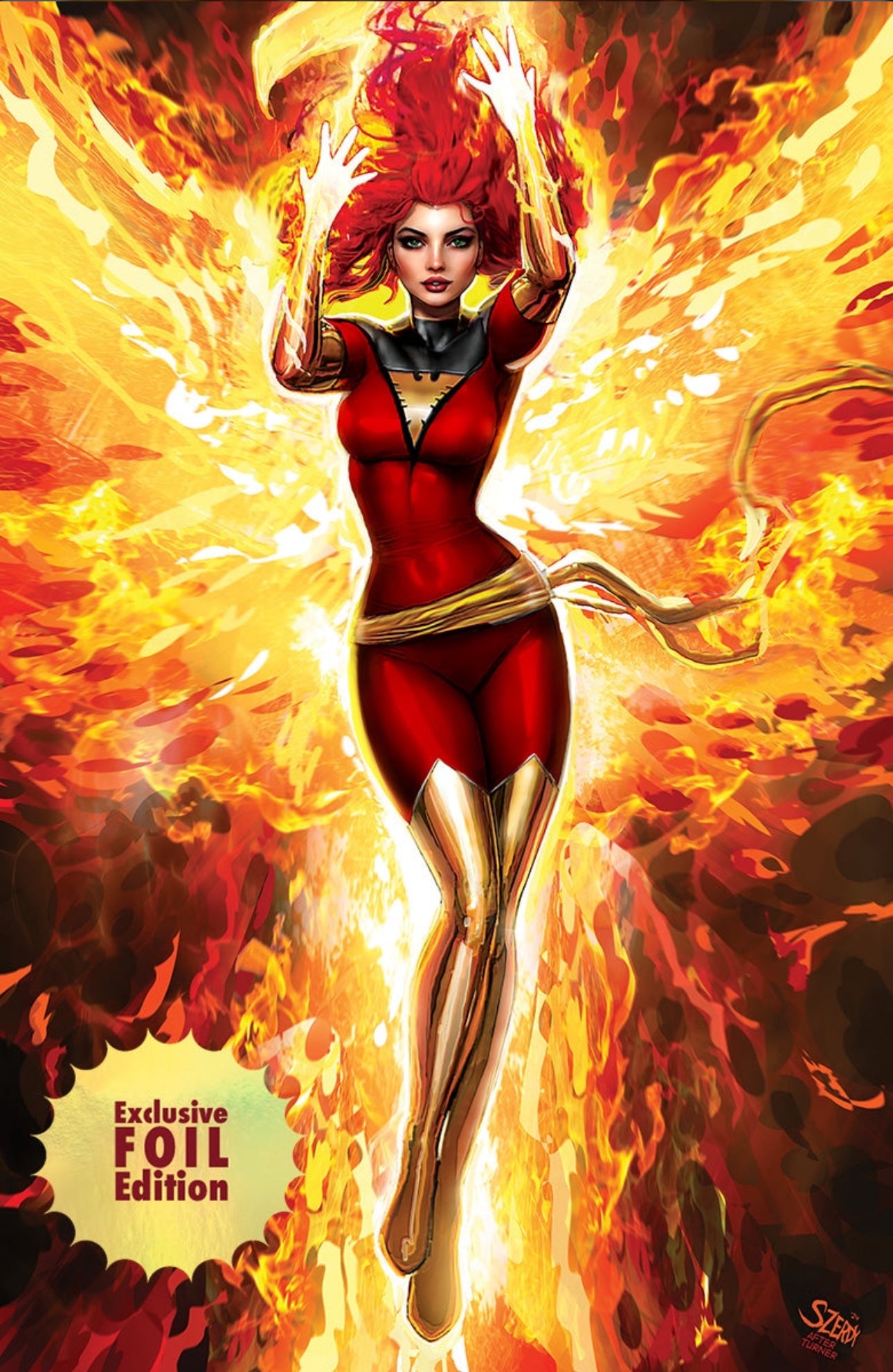 Phoenix #4 Szerdy SIGNED NYCC 2024 Spot Foil Exclusive Marvel Comics