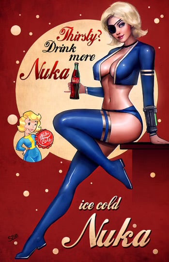 Nuka Girl Steph with Vault Girl