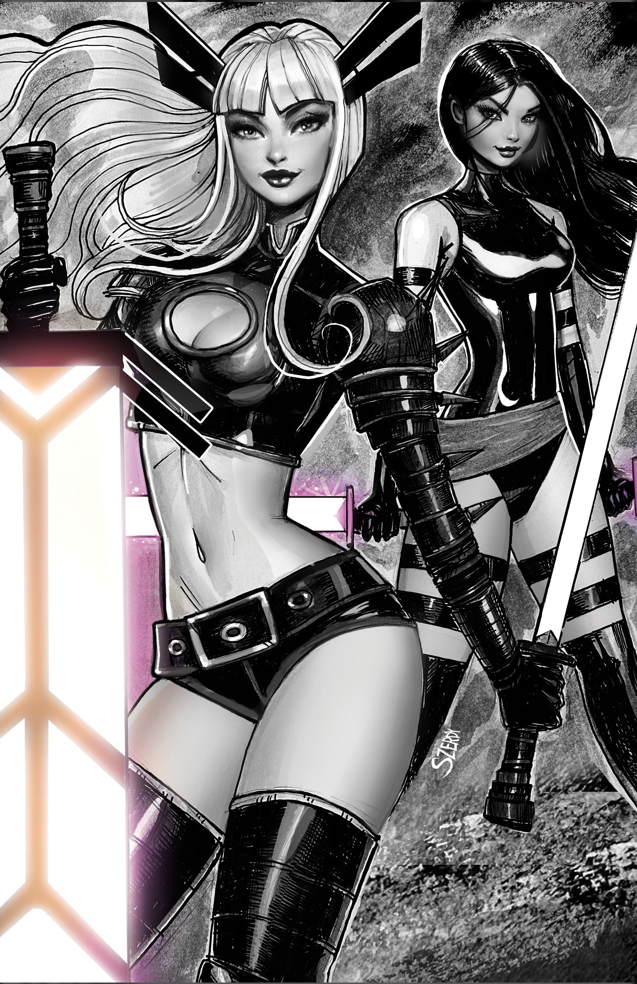 X-Men #1 Szerdy SIGNED SDCC 2024 Magik Psylocke Spot Color Exclusive Marvel Comics