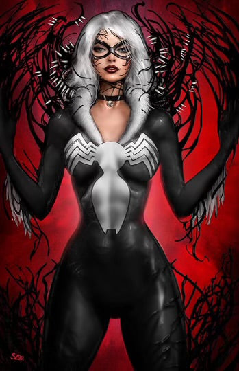 Amazing Spider-Man #49 Vemonized Blackcat Exclusive Trade Dress and Virgin Bundle