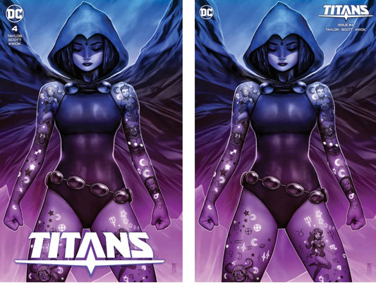 Titans #4 Raven Tattoo BUNDLE Trade and Minimal Exclusive