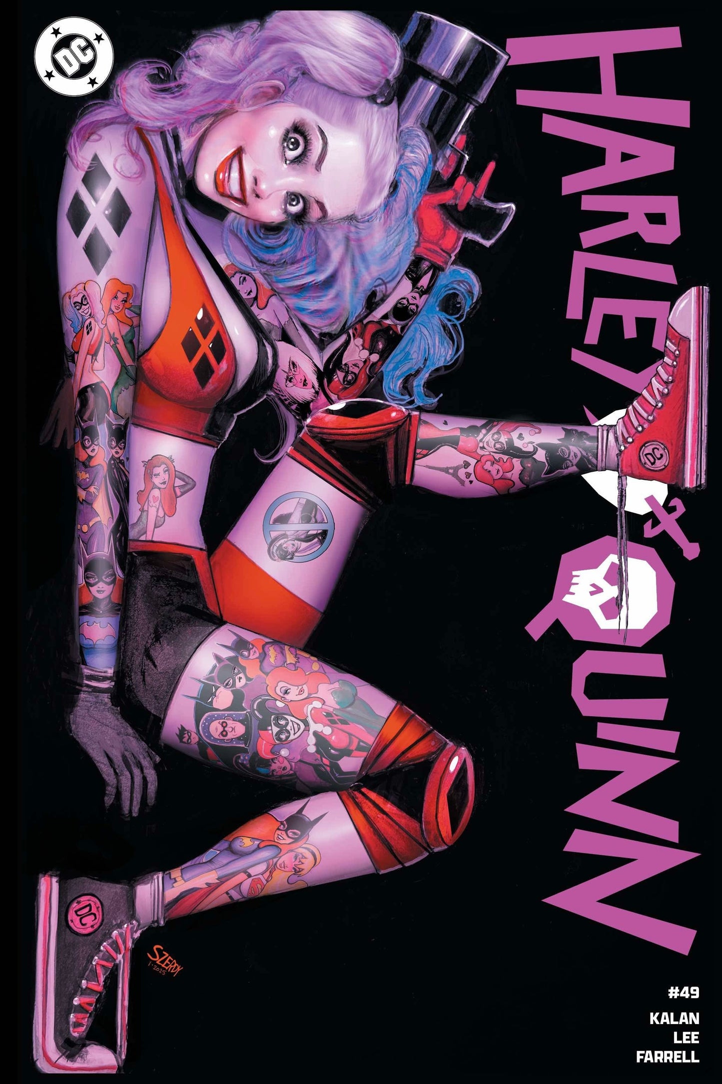 Harley Quinn #49 Tattoo TRADE Variant by Szerdy SIGNED *PRE-ORDER*