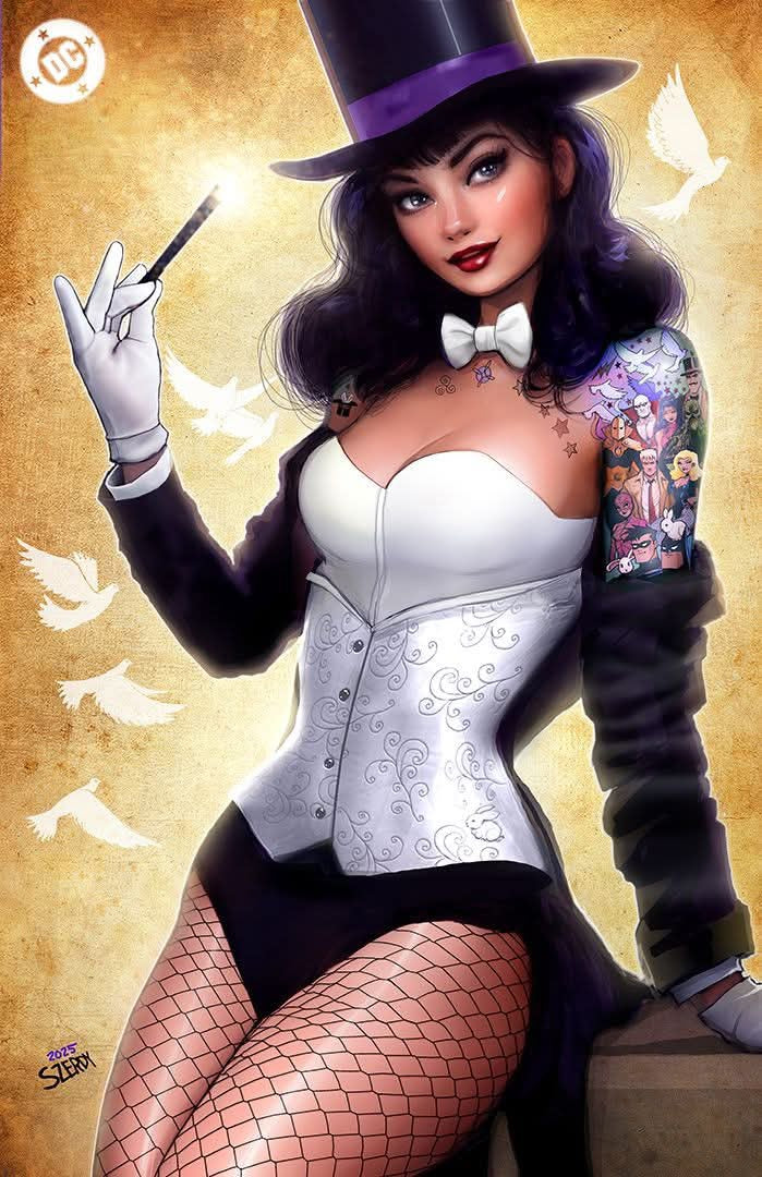 Zatanna #1 Tattoo FOIL Virgin Variant SIGNED by Nathan Szerdy