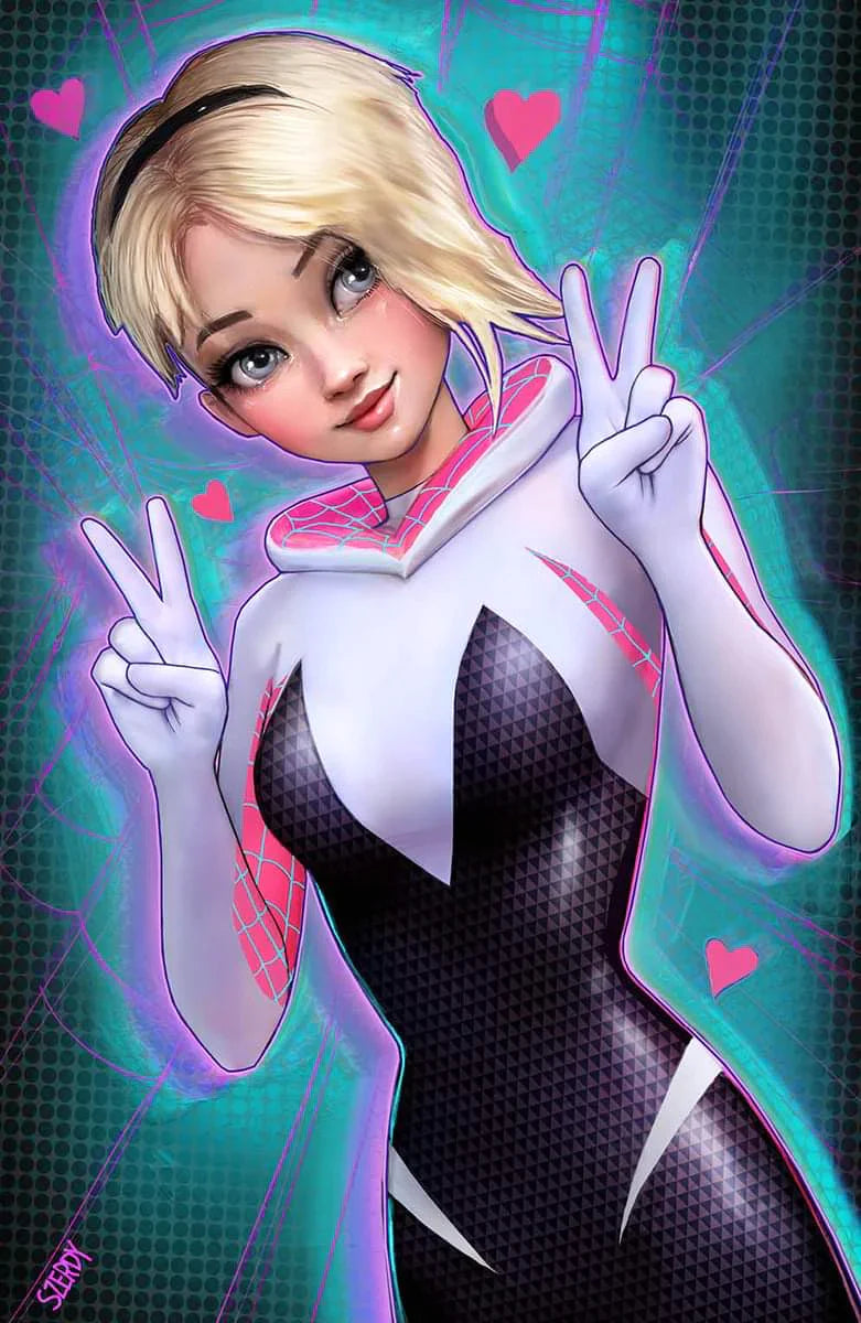 Amazing Spider-Man #29 Nathan Szerdy SIGNED Foil Virgin Variant Spider-Gwen Marvel