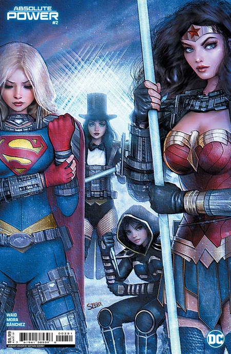Absolute Power #2 SIGNED by Nathan Szerdy Wonder Woman Supergirl Zatanna