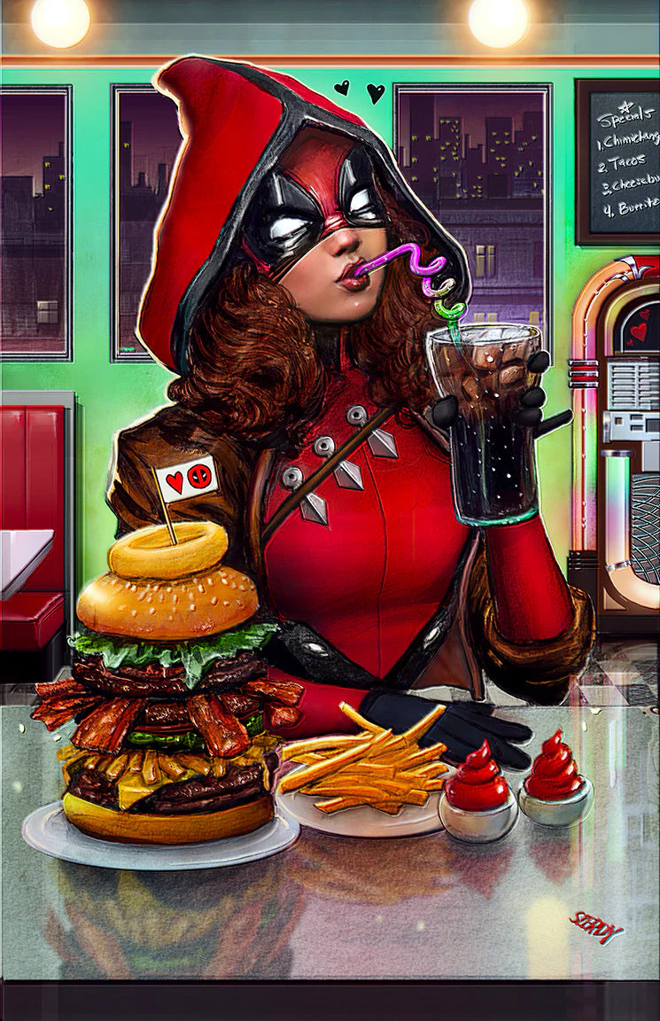 Deadpool #7 Nathan Szerdy SIGNED 1st APP Virgin Variant DC Comics