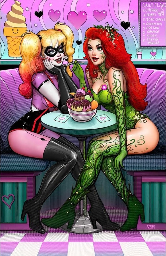 Harley and Ivy: Life and Crimes #1 FOIL SIGNED by Nathan Szerdy DC Comics 2025