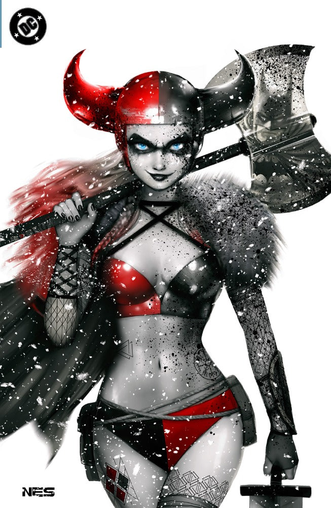PREORDER - Harley Quinn #65 SET of BOTH Trade and Virgin Covers SIGNED by Nathan Szerdy Viking Harley DC Comics 2026