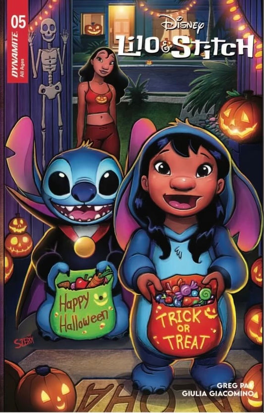 Lilo and Stitch #5 Halloween Szerdy SIGNED Trade Exclusive Disney Comics Dynamite 2024 NM Nani