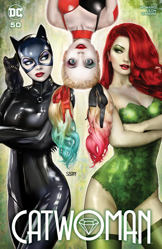 Catwoman #50 Szerdy SIGNED Harley Quinn Poison Ivy Gotham City Sirens Trade Exclusive DC Comics