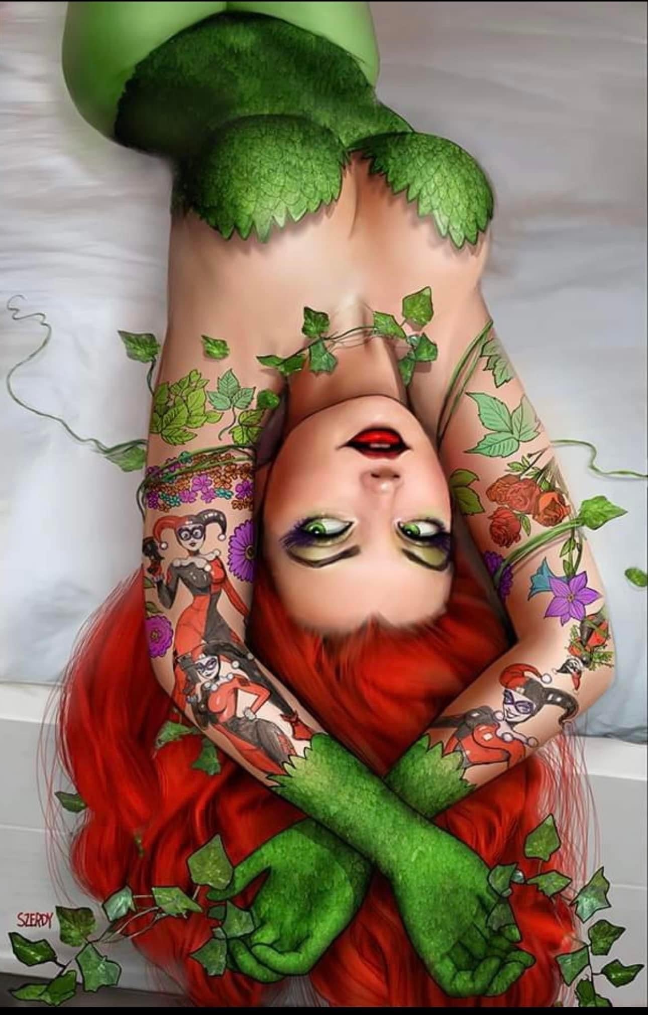 Poison Ivy 17 Tattoo Virgin Exclusive