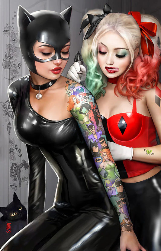 Catwoman 50 Harley Tatting Catwoman Virgin Variant 9.8 CGC Signature Series