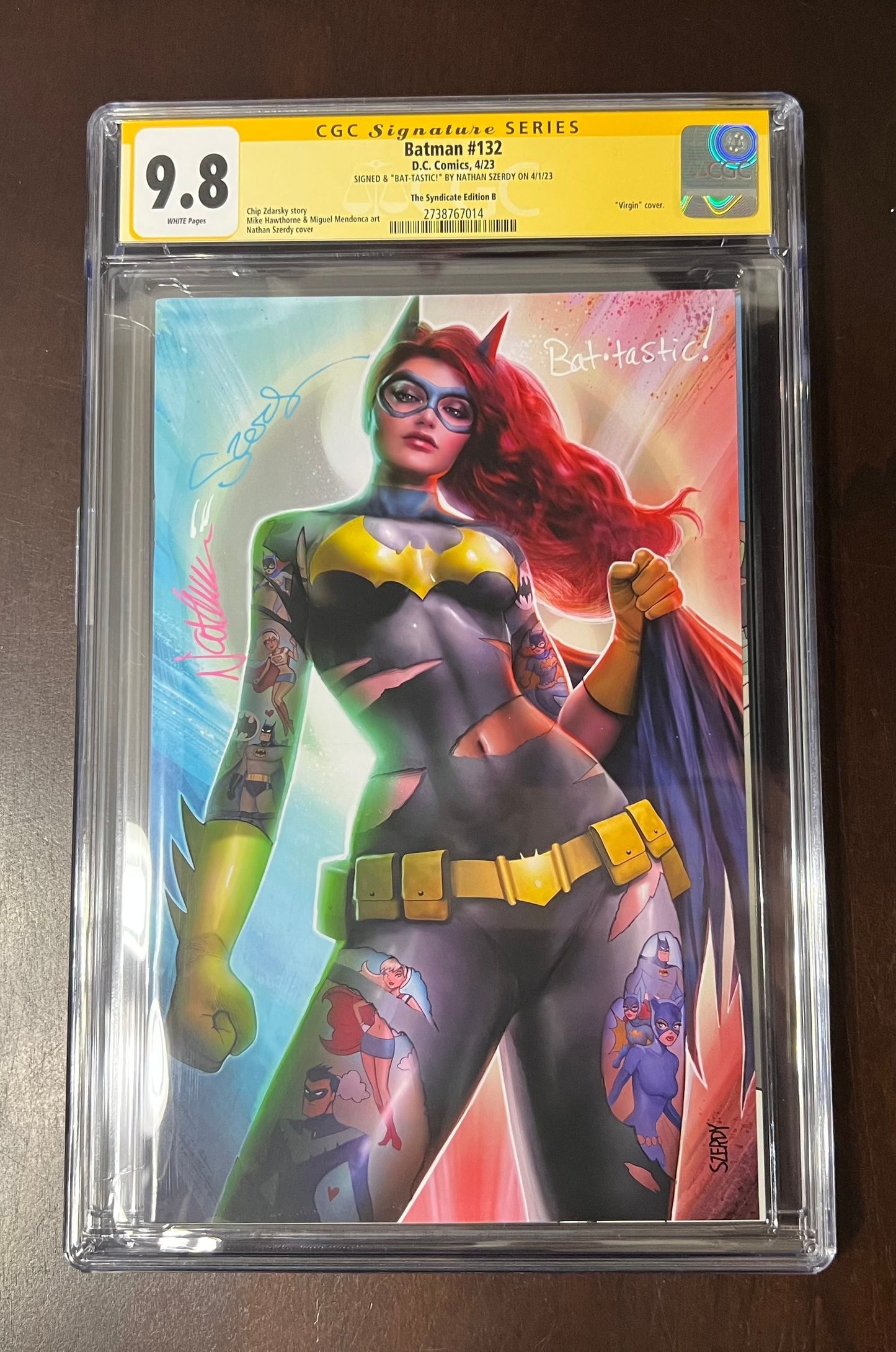 Batman #132 Virgin Tatted Batgirl CGC 9.8 Signature Series