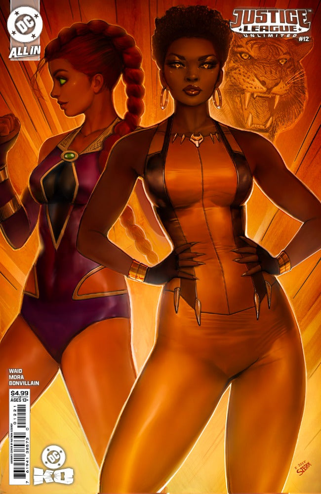 Justice League Unlimited #12 SIGNED by Nathan Szerdy Vixen Starfire DC Comics 2025