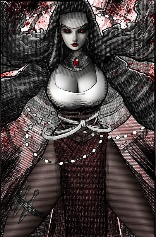 Marian Heretic #1 SIGNED by Nathan Szerdy White Virgin Variant Image Comics 2025