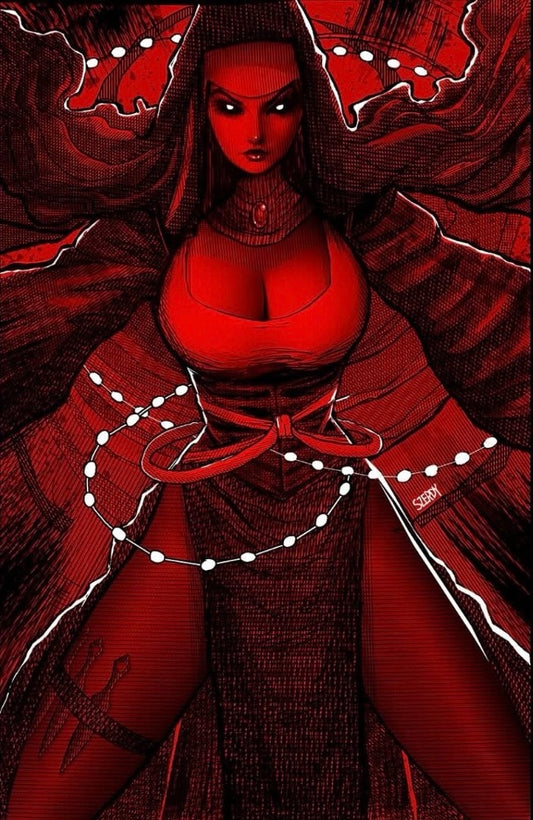 Marian Heretic #1 SIGNED by Nathan Szerdy RED FOIL Variant Image Comics 2025