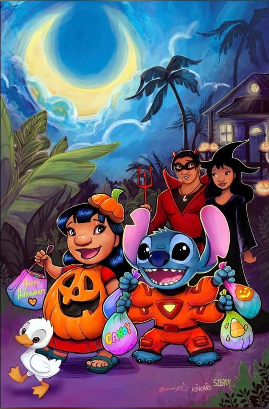 Stitch #1 NYCC Release Halloween Variant SIGNED by Nathan Szerdy Disney Comics Dynamite 2025