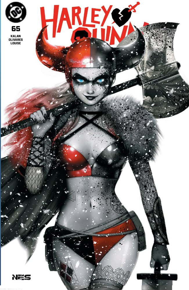 PREORDER - Harley Quinn #65 SET of BOTH Trade and Virgin Covers SIGNED by Nathan Szerdy Viking Harley DC Comics 2026